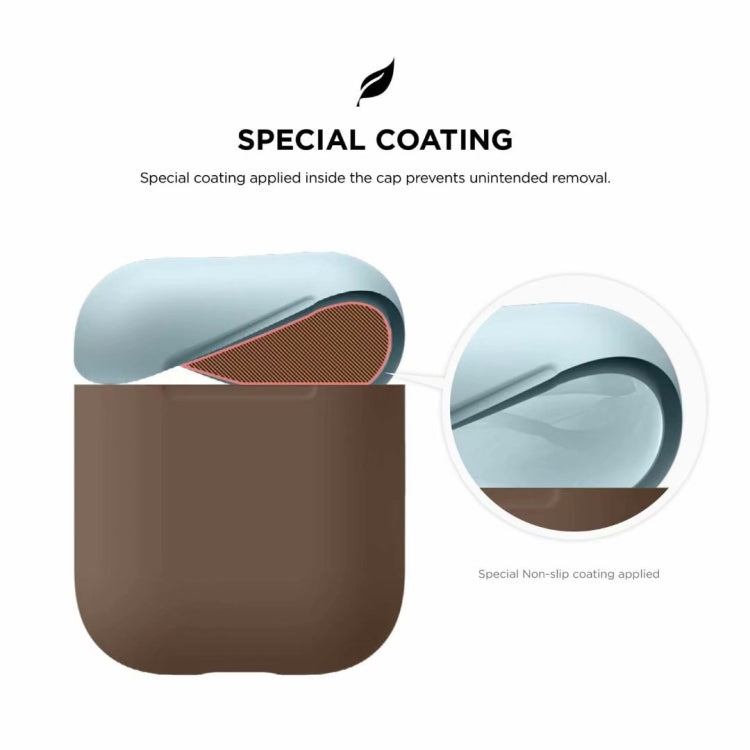 Three Color Dropproof Wireless Earphones Charging Box Protective Case for Apple AirPods 1/2 (Whit...