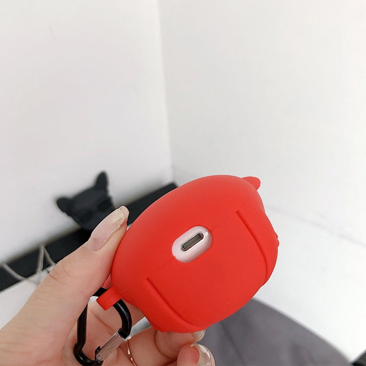 Silicone Cartoon Cute Bulldog Shape Earphones Shockproof Protective Case for Apple AirPods 1 / 2�...