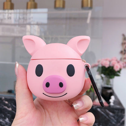 Silicone Cartoon Cute Bulldog Shape Earphones Shockproof Protective Case for Apple AirPods 1 / 2�...