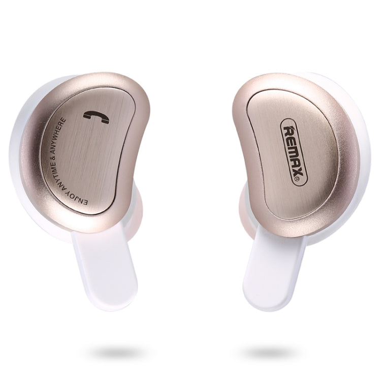 REMAX TWS-1 Half Moon Shaped Bluetooth 4.2 Wireless Bluetooth Earphone with Charging Box, TWS-1 G...