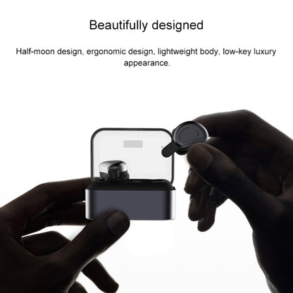 REMAX TWS-1 Half Moon Shaped Bluetooth 4.2 Wireless Bluetooth Earphone with Charging Box, TWS-1 G...