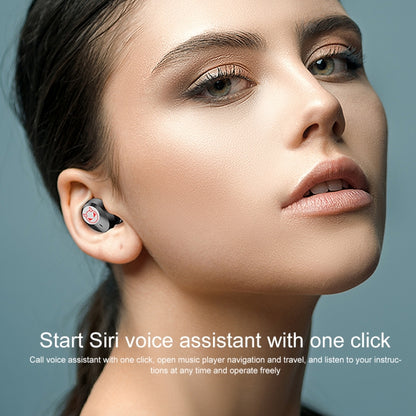 M23 Little Devil Pattern Intelligent Noise Reduction Touch Bluetooth Earphone