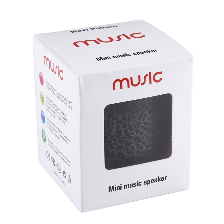 A9 Mini Glare Crack Bluetooth Speaker with LED Light