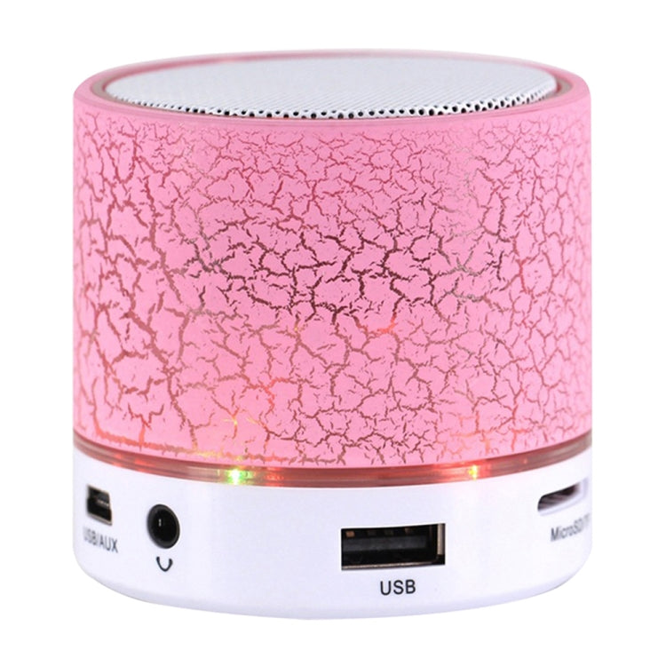 A9 Mini Glare Crack Bluetooth Speaker with LED Light