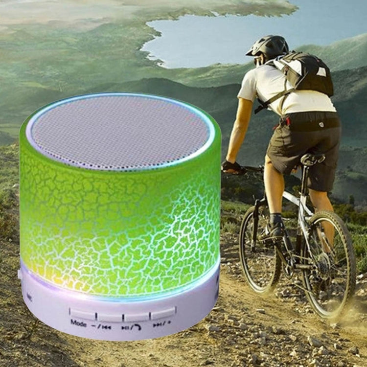 A9 Mini Glare Crack Bluetooth Speaker with LED Light