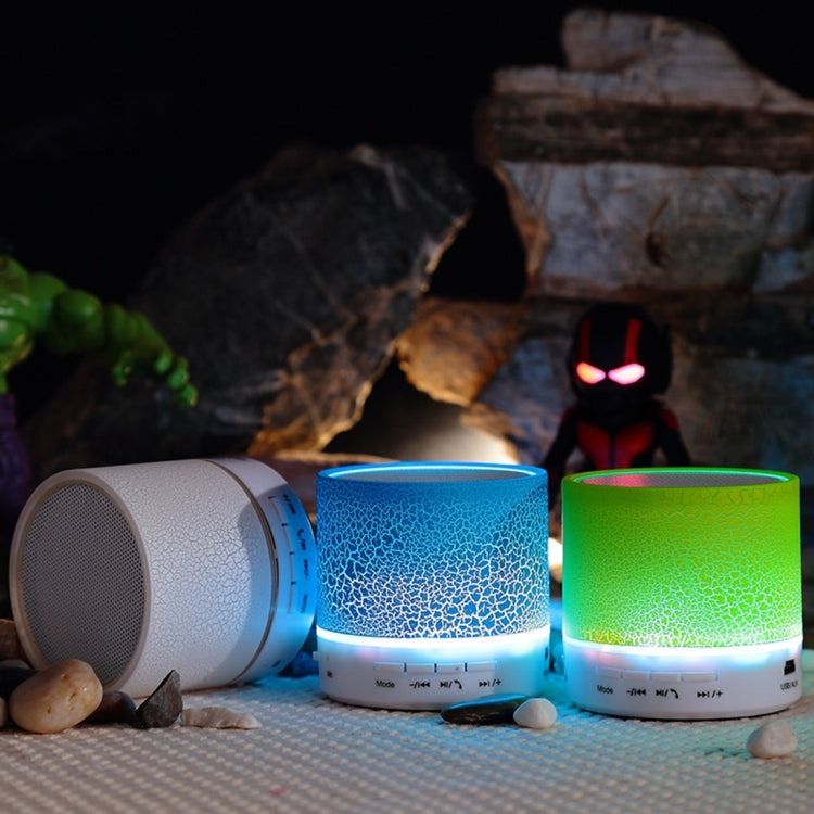 A9 Mini Glare Crack Bluetooth Speaker with LED Light