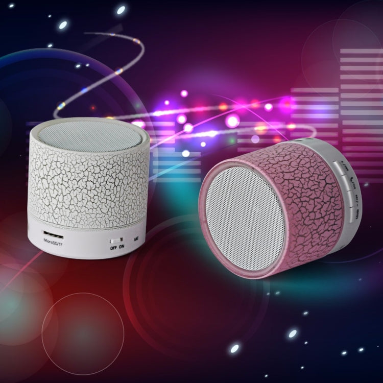 A9 Mini Glare Crack Bluetooth Speaker with LED Light