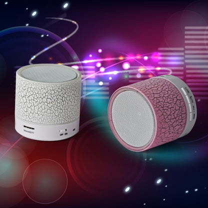A9 Mini Glare Crack Bluetooth Speaker with LED Light