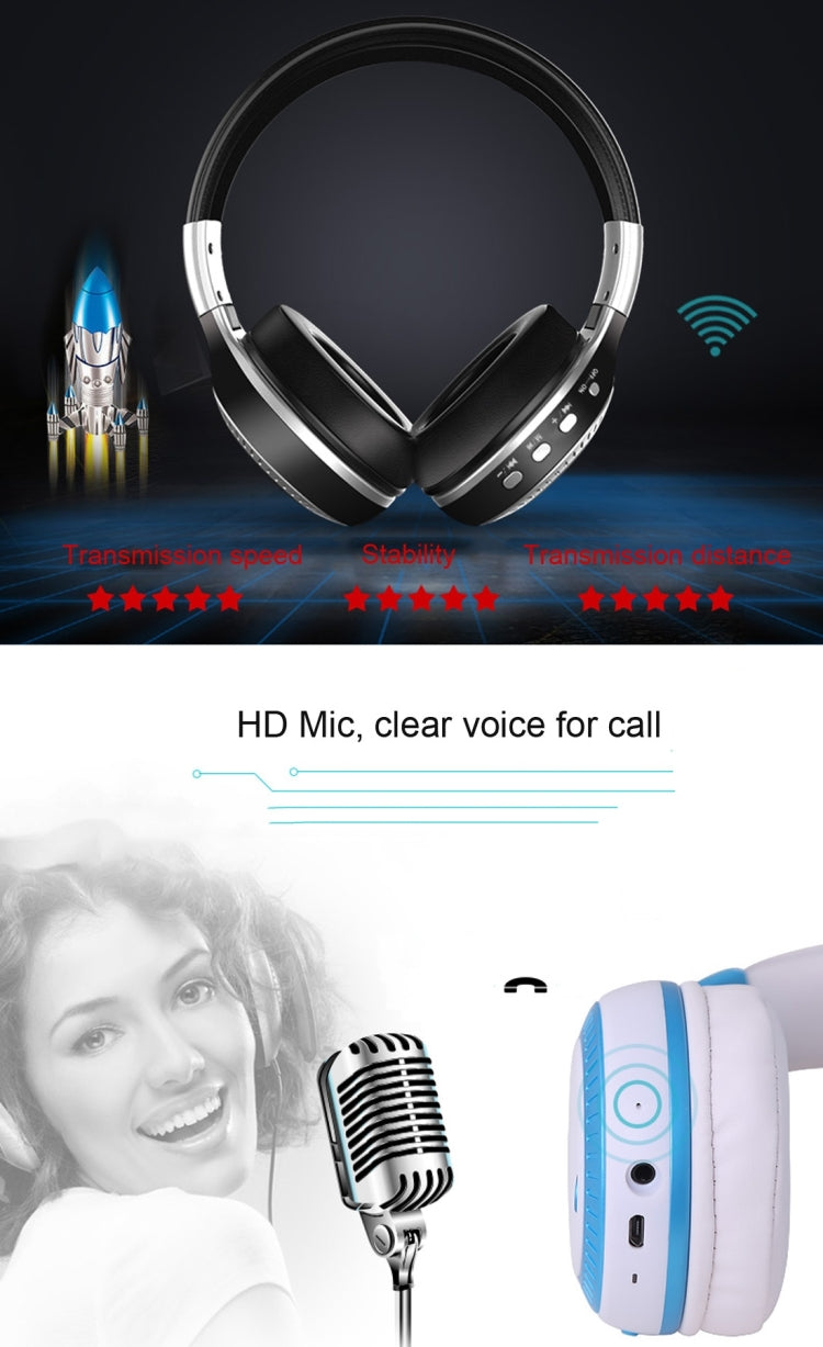 Zealot B19 Folding Headband Bluetooth Stereo Music Headset