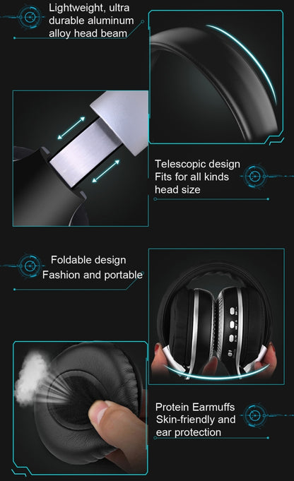 Zealot B19 Folding Headband Bluetooth Stereo Music Headset