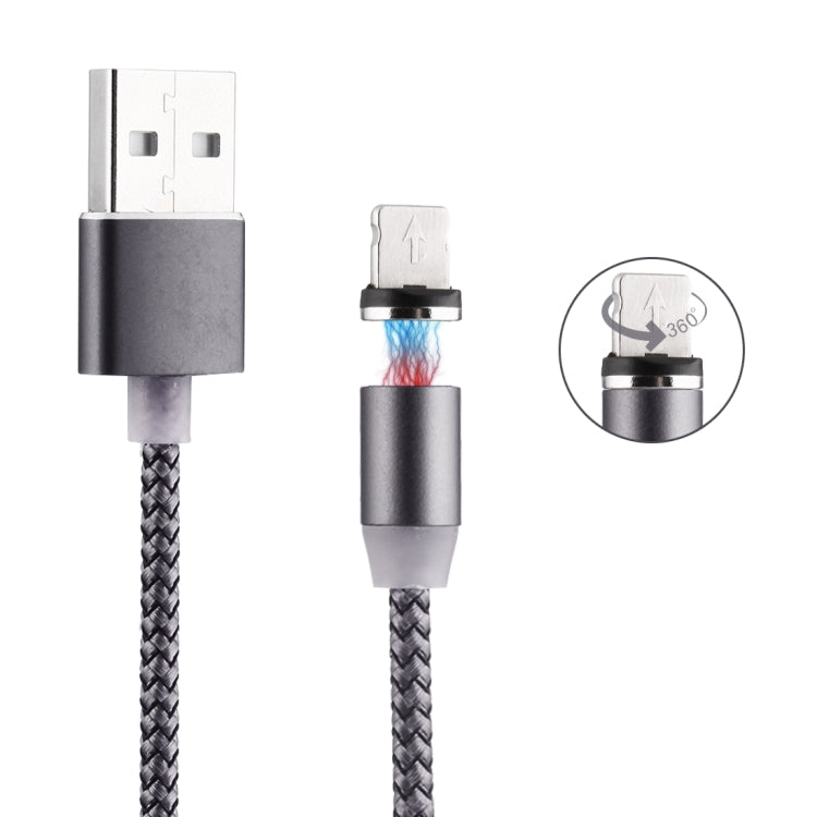 1m 8 Pin to USB 2.0 360 Degree Rotation Magnetic Cable