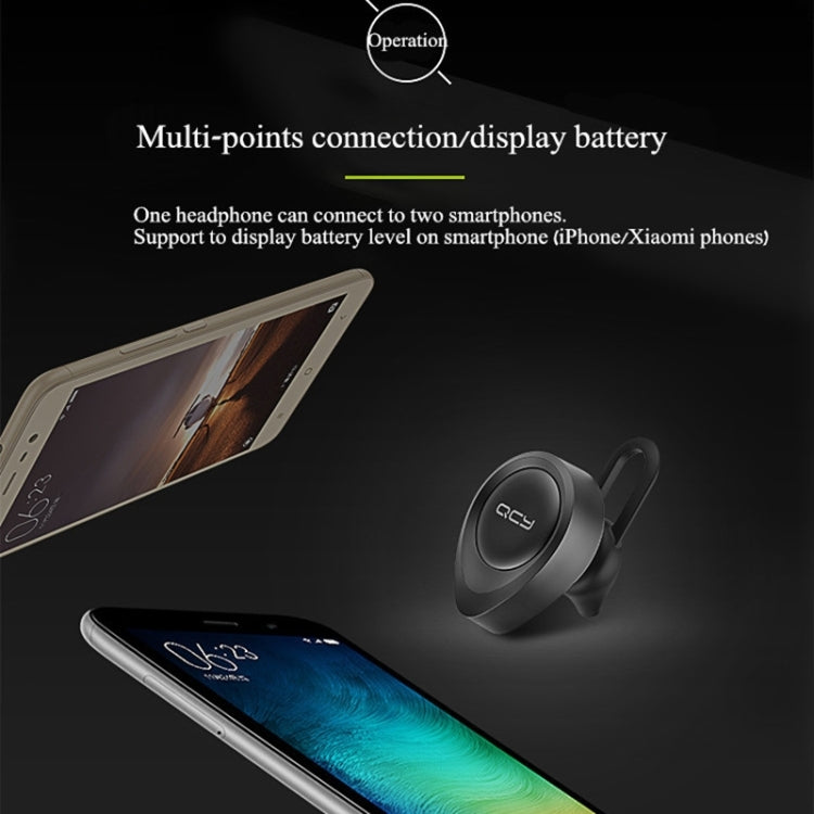 QCY J11 Car Bluetooth 4.1 Earphone with Mic