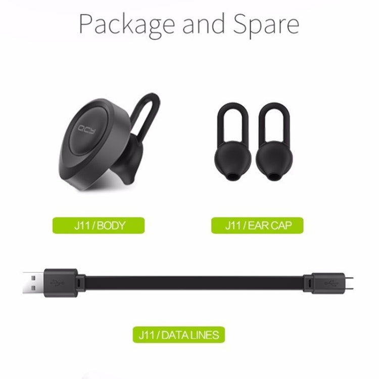 QCY J11 Car Bluetooth 4.1 Earphone with Mic