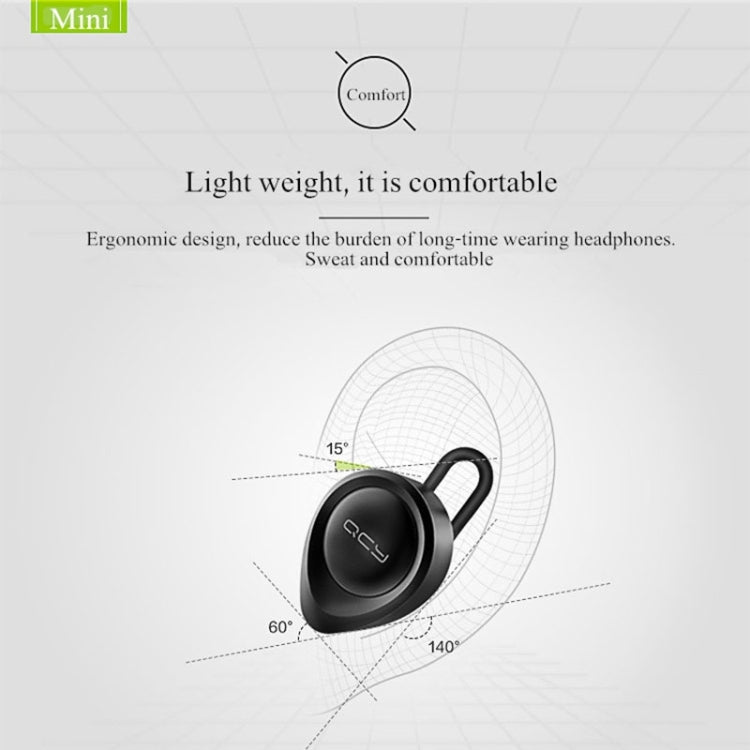 QCY J11 Car Bluetooth 4.1 Earphone with Mic