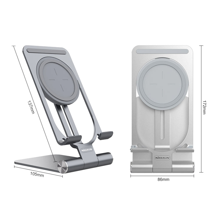 NILLKIN 2 in 1 15W PoweHold Mini Vertical Foldable Detachable Wireless Charger Mobile Phone Holder