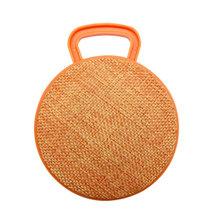 A01L Cloth Texture Round Portable Mini Bluetooth Speaker, Support Hands-free Call & TF Card������...