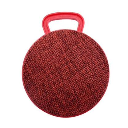 A01L Cloth Texture Round Portable Mini Bluetooth Speaker, Support Hands-free Call & TF Card������...