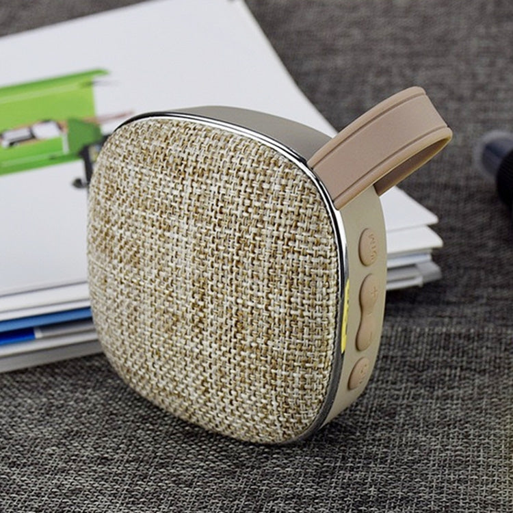 X25new Cloth Texture Square Portable Mini Bluetooth Speaker, Support Hands-free Call & TF Card & ...