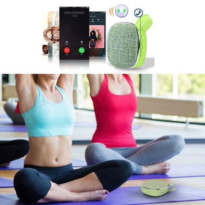 X25new Cloth Texture Square Portable Mini Bluetooth Speaker, Support Hands-free Call & TF Card & ...