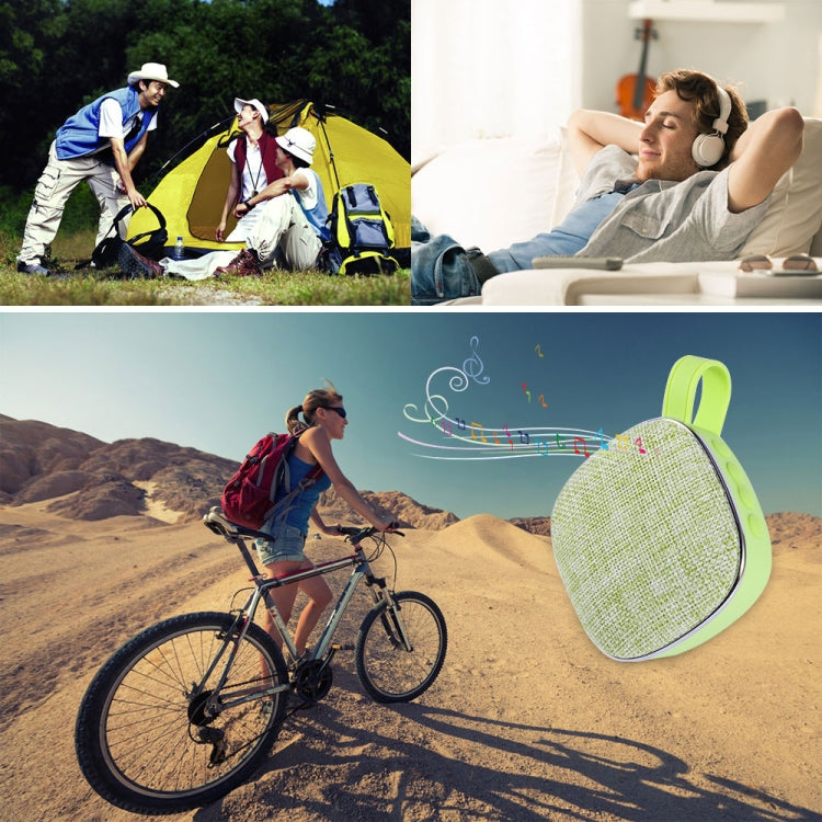 X25new Cloth Texture Square Portable Mini Bluetooth Speaker, Support Hands-free Call & TF Card & ...