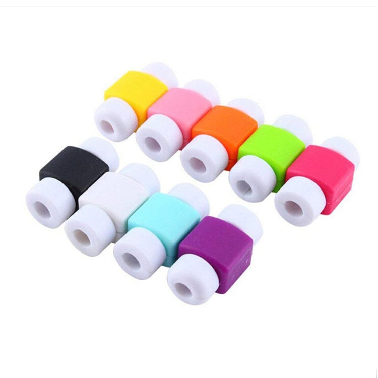 100 PCS Headphone Wire Data Cable Protection Cover Winder Cord Wrap Organizer, Random Color Deliv...