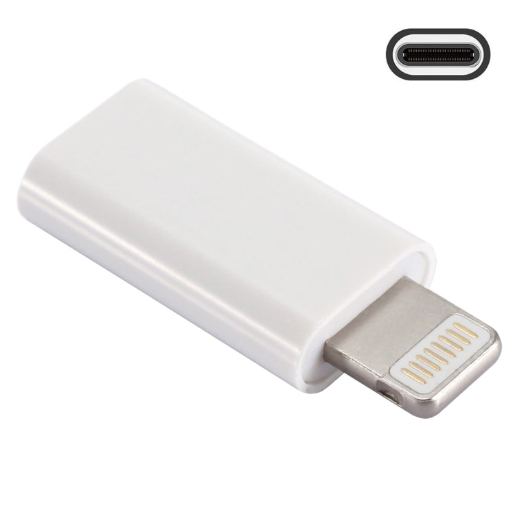 ENKAY Hat-Prince HC-6 Mini ABS USB-C / Type-C 3.1 to 8 Pin Port Connector Adapter(White), Black��...