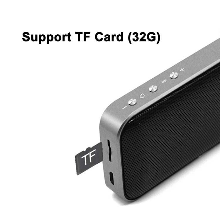 BT209 Outdoor Portable Ultra-thin Mini Wireless Bluetooth Speaker, Support TF Card & Hands-free C...