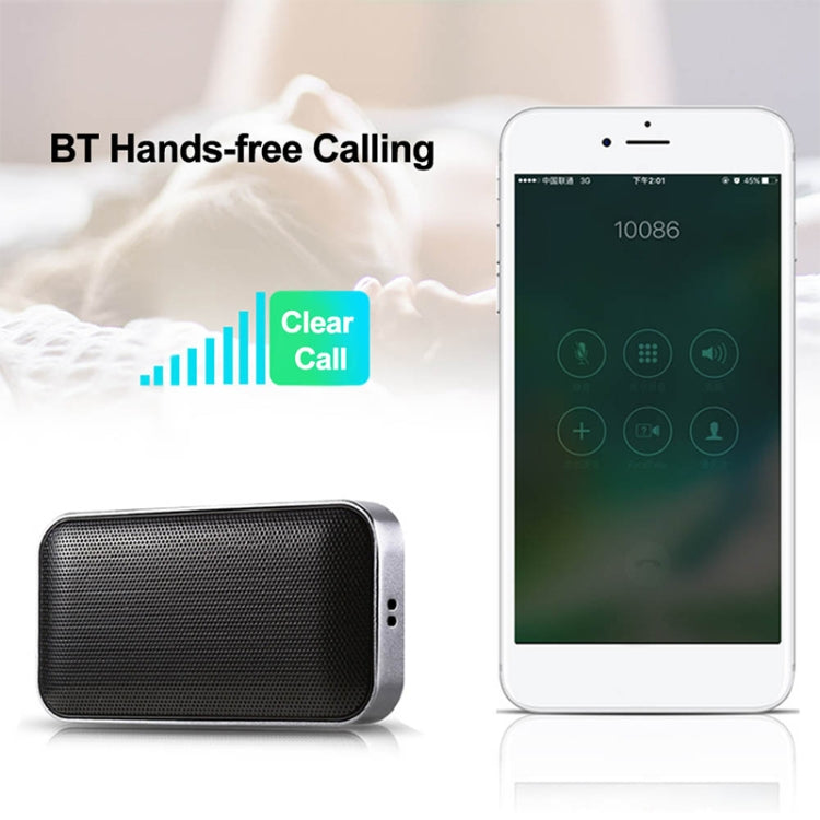BT209 Outdoor Portable Ultra-thin Mini Wireless Bluetooth Speaker, Support TF Card & Hands-free C...