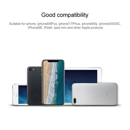 MH030 1m 2 in 1 8 Pin Male & 3.5mm Male to 3.5mm Male AUX Audio Cable For iPhone, iPad, Samsung, ...