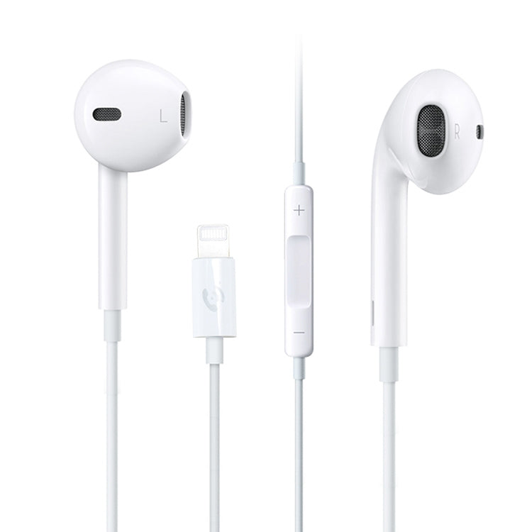ML715 1.2m 8 Pin Port Wire Control Bluetooth Earphone, Support Music, Calls, Volume Control������...
