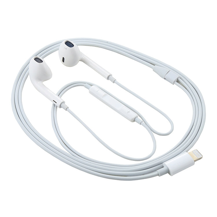 ML715 1.2m 8 Pin Port Wire Control Bluetooth Earphone, Support Music, Calls, Volume Control������...