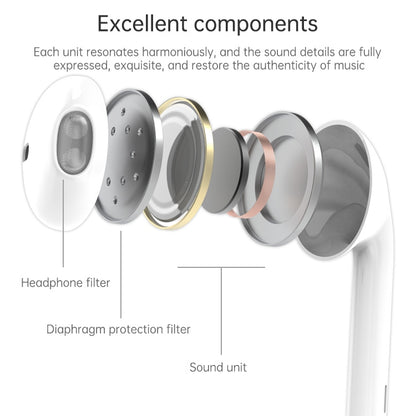 ML715 1.2m 8 Pin Port Wire Control Bluetooth Earphone, Support Music, Calls, Volume Control������...