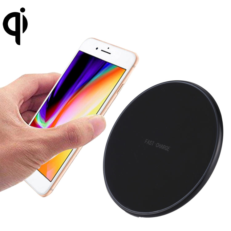 DC 9V 1.67A / 5V 1A Universal Round Shape Qi Standard Fast Wireless Charger with Indicator Light�...