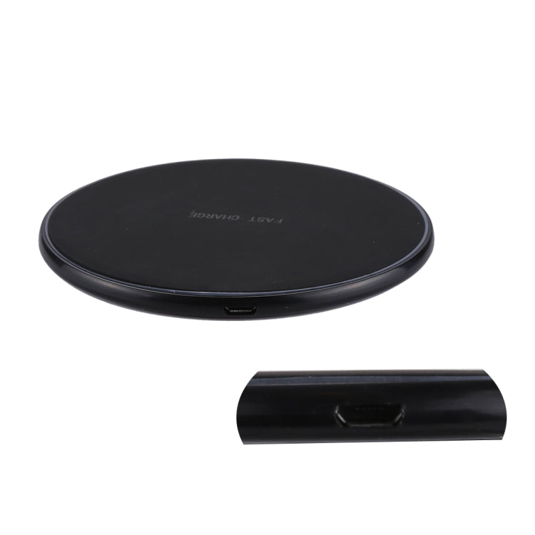 DC 9V 1.67A / 5V 1A Universal Round Shape Qi Standard Fast Wireless Charger with Indicator Light�...