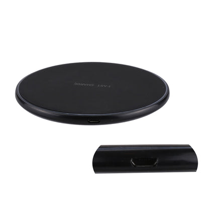 DC 9V 1.67A / 5V 1A Universal Round Shape Qi Standard Fast Wireless Charger with Indicator Light�...