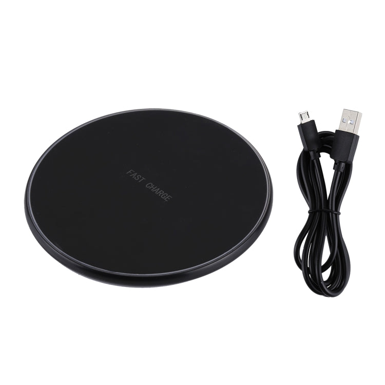 DC 9V 1.67A / 5V 1A Universal Round Shape Qi Standard Fast Wireless Charger with Indicator Light�...