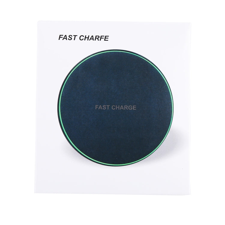 DC 9V 1.67A / 5V 1A Universal Round Shape Qi Standard Fast Wireless Charger with Indicator Light�...