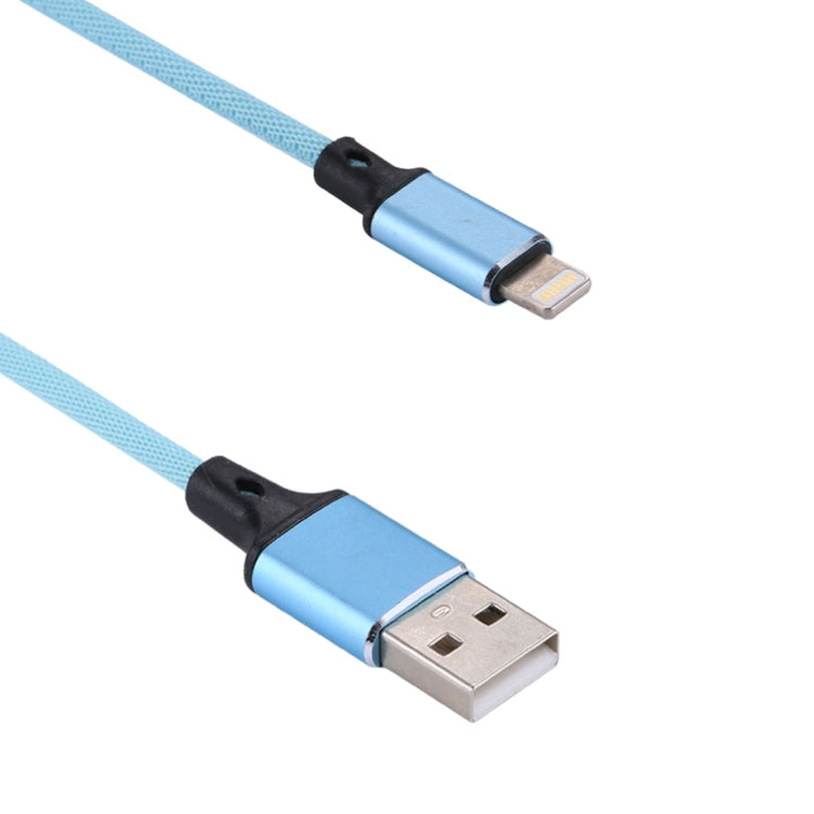 1m 2A USB to 8 Pin Nylon Weave Style Data Sync Charging Cable, 8 Pin Blue, 8 Pin Red, 8 Pin White...