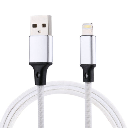 1m 2A USB to 8 Pin Nylon Weave Style Data Sync Charging Cable, 8 Pin Blue, 8 Pin Red, 8 Pin White...