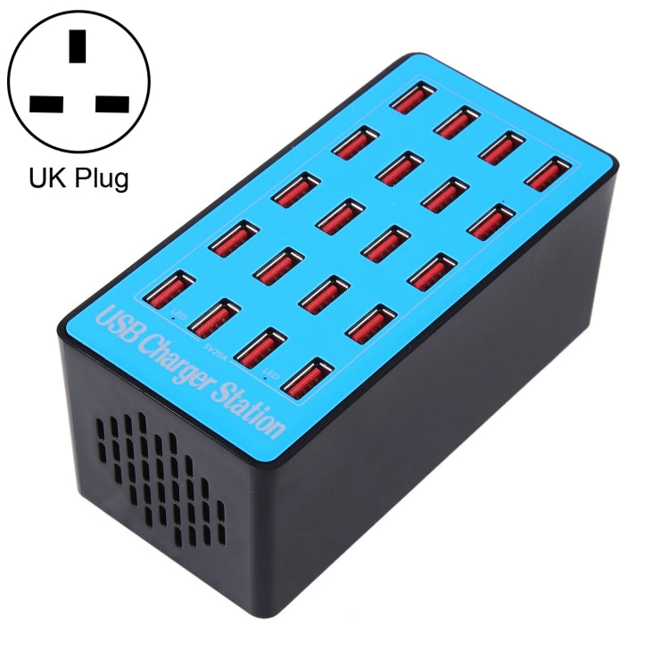 WLX-A5+ 100W 20 USB Ports Charger Station Smart Charger