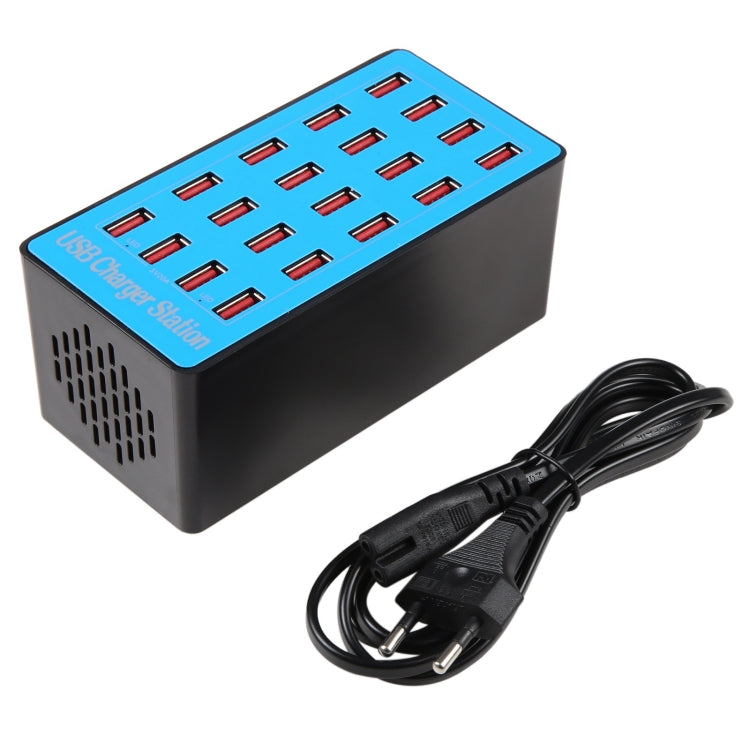 WLX-A5+ 100W 20 USB Ports Charger Station Smart Charger