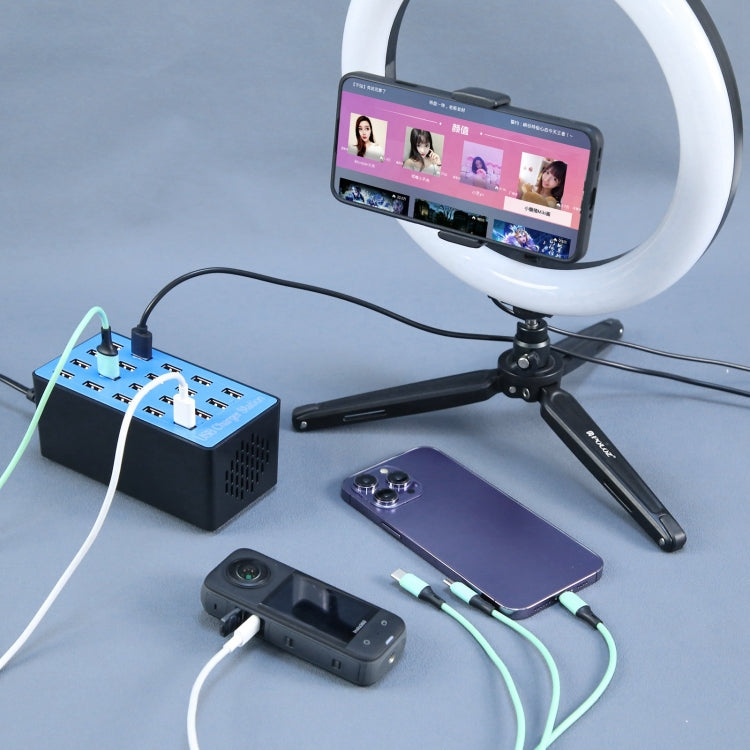 WLX-A5+ 100W 20 USB Ports Charger Station Smart Charger