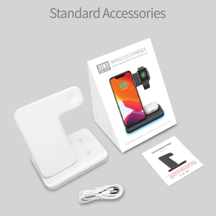Z5A QI Vertical Magnetic Wireless Charger for Mobile Phones & Apple Watches & AirPods / Samsung G...