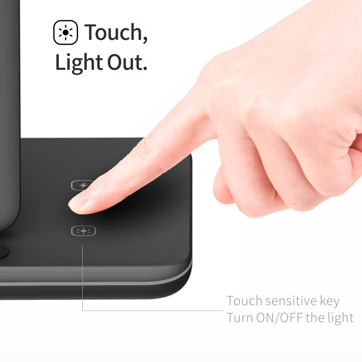 Z5A QI Vertical Magnetic Wireless Charger for Mobile Phones & Apple Watches & AirPods / Samsung G...