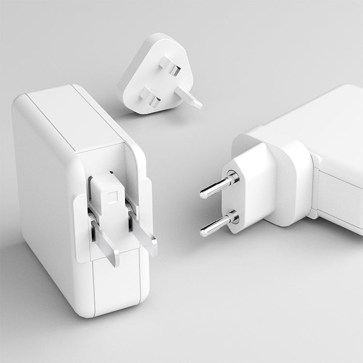 GaN Portable Travel Charger with UK & US & EU Plug Set