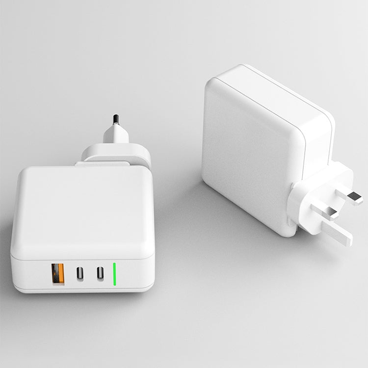 GaN Portable Travel Charger with UK & US & EU Plug Set