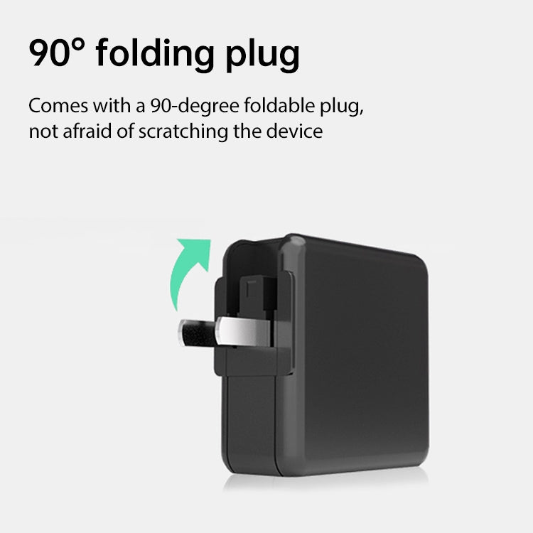 GaN Portable Travel Charger with UK & US & EU Plug Set