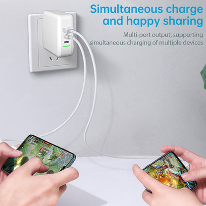 GaN Portable Travel Charger with UK & US & EU Plug Set