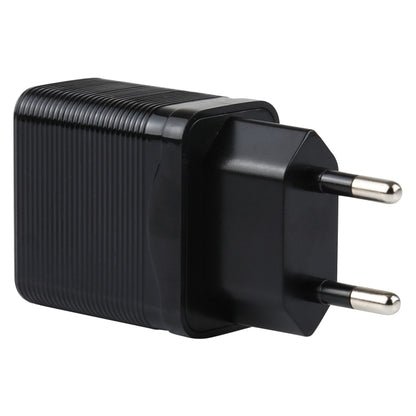 LZ-728 2 in 1 18W QC 3.0 USB Interface Travel Charger + USB to 8 Pin Data Cable Set, EU Plug, Cab...