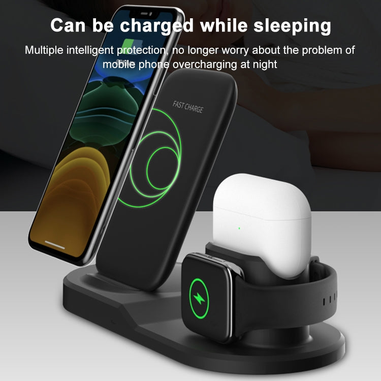 OJD-45 3 in 1 QI 10W Multi-function Wireless Charger for Mobile Phones & Watches & AirPods 2
